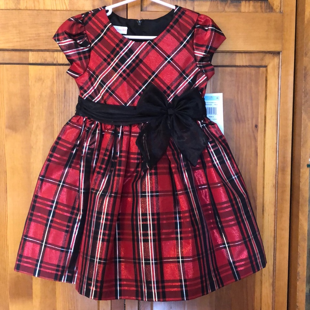 New with Tags- Bonnie Jean Plaid Dress